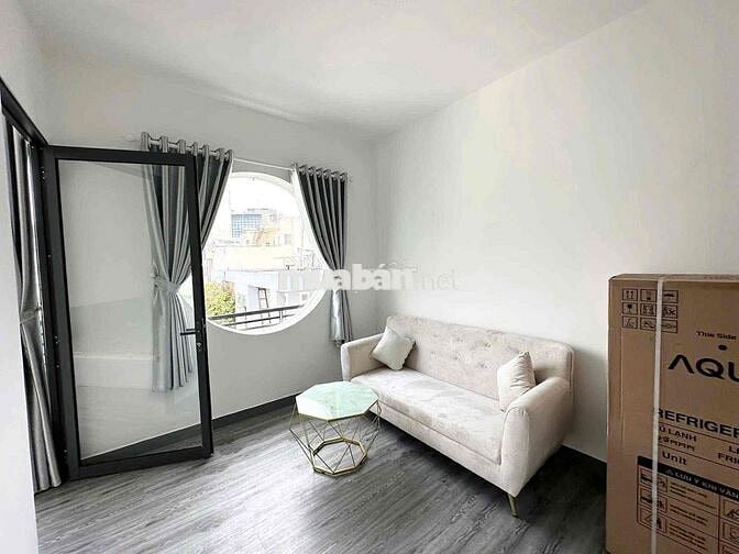 Cho thuê 1PN Trần Huy Liệu, ban công, tách bếp, máy giặt riêng