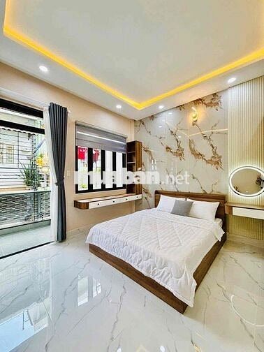 Nhà đường Quang Trung gò vấp 4.3x10,5m 2 PN