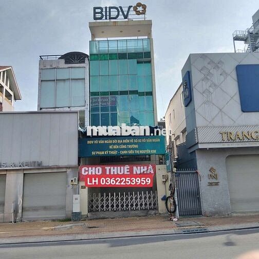 CHO THUÊ NHÀ MẶT TIỀN KD _ ĐƯỜNG VÕ VĂN NGÂN _ P, THỦ ĐỨC_ TPHCM