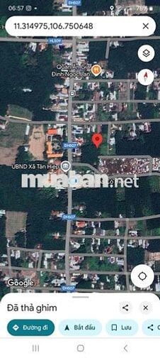 Đất Vườn 2500m2 có 50m Thổ Cư Ở Phú Giáo Bình Dương