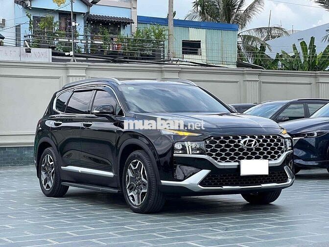 Hyundai SantaFe 2021 7 chỗ Tự động Đen