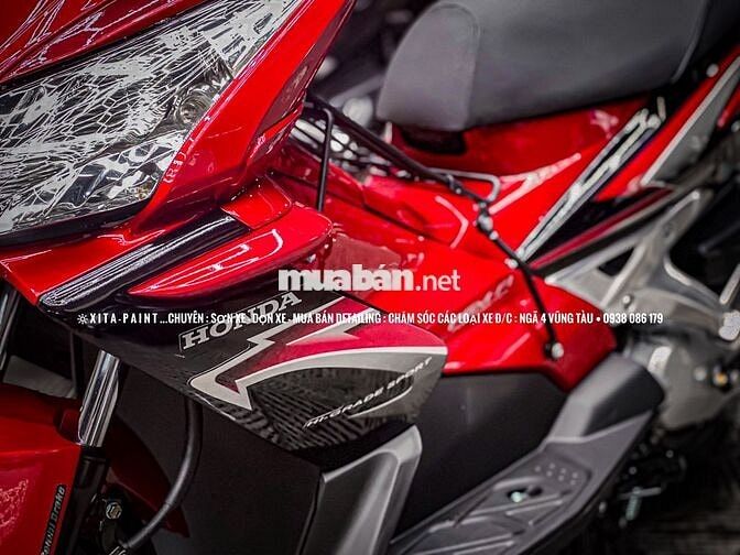 Honda Air Blade Fi Up Thái 2013 Đỏ Đen