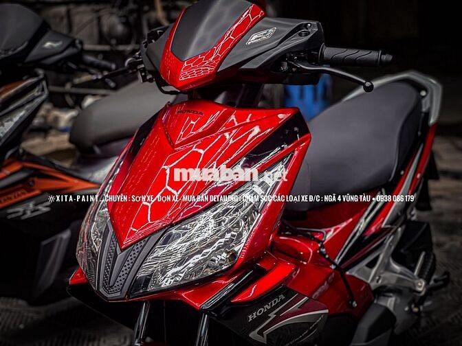 Honda Air Blade Fi Up Thái 2013 Đỏ Đen