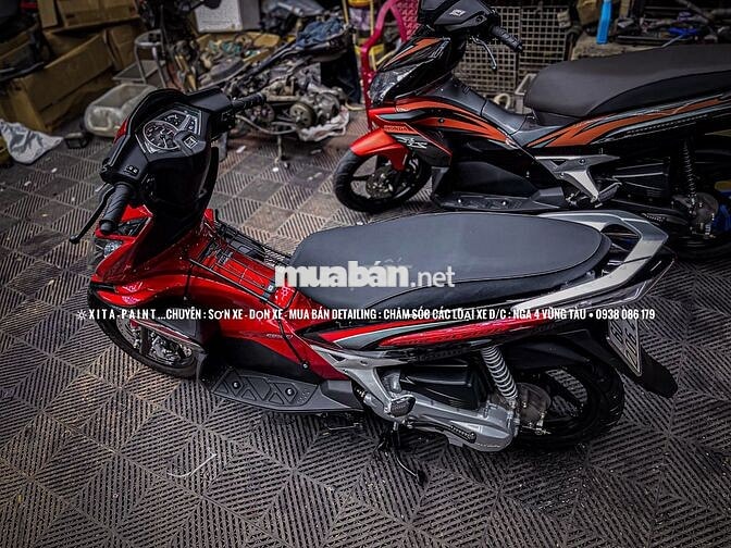Honda Air Blade Fi Up Thái 2013 Đỏ Đen