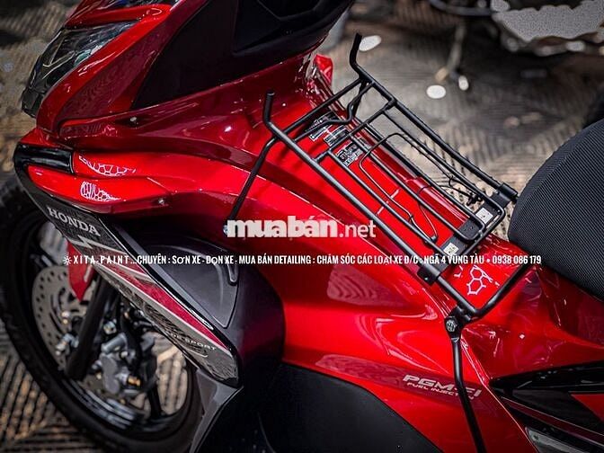 Honda Air Blade Fi Up Thái 2013 Đỏ Đen