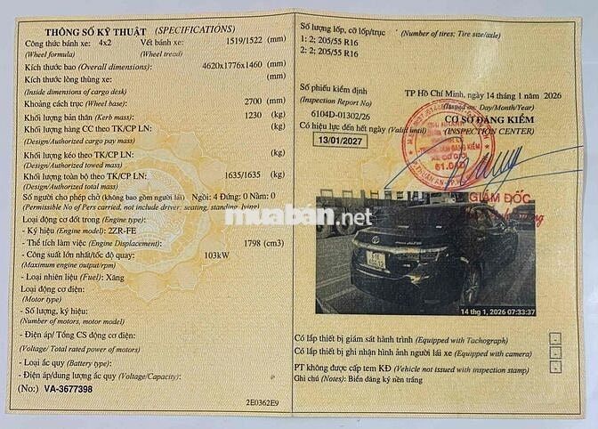 Toyota Altis 1.8G 2014 Đen Tự động