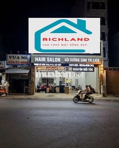 🏠 Cho thuê nhà MT Lê Đức Thọ, P13 GòVấp, 10x40m, 1trệt 1 L 2lầu,Th/máy