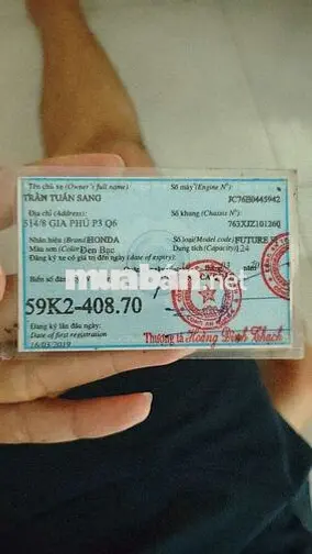 Honda Future 125 2019 Đen 107.000 km