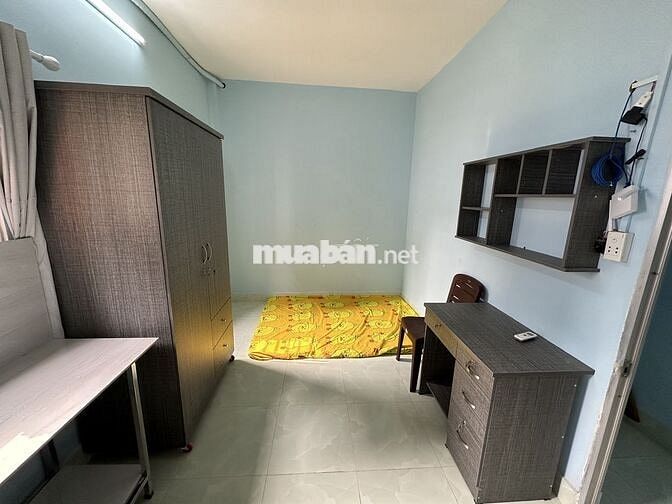 Phòng Bùi Đình Tuý, full nội thất, 2 cửa sổ thoáng, ngay lầu 1