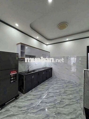 Cho thuê nhà trệt lầu 2pn 3wc full nội thất gần chợ Phú Hòa
