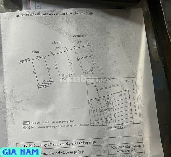 BÁN NHÀ MẶT TIỀN KINH DOANH : 285A NGUYỄN CHÍ THANH - P. 15 - Q. 5-HCM