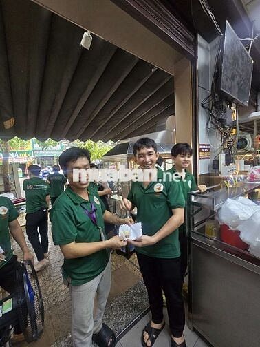 TUYỂN NHÂN VIÊN CƠM TẤM BAO ĂN Ở- HCM