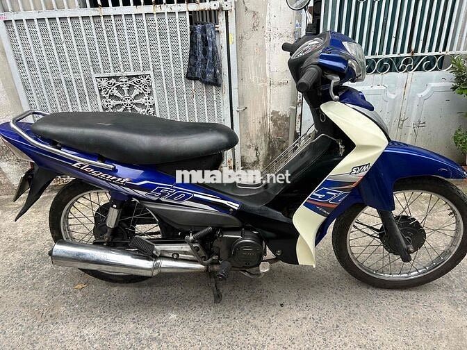SYM Elegant 50cc Xanh Trắng