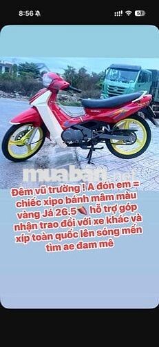 Suzuki Xipo RGV 120 6 số 2 thì máy cực ngon 26tr5