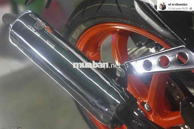 Honda Nova Dash 125 Đen Cam Bạc