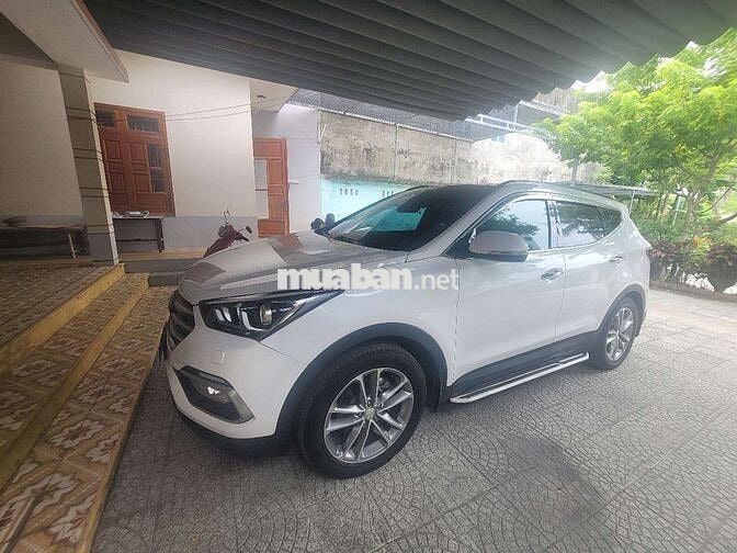 Hyundai SantaFe Full 2 cầu Trắng 7 chỗ