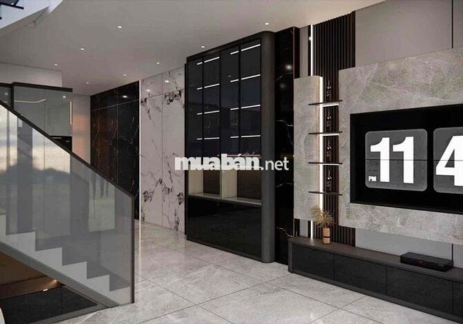 NHÀ ĐẸP 1 TRỆT 2 LẦU – GẦN NGUYỄN TRI PHƯƠNG, NỘI THẤT CAO CẤP