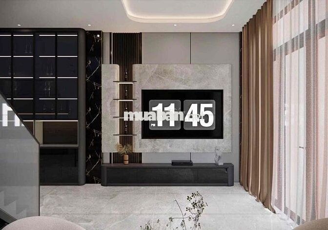 NHÀ ĐẸP 1 TRỆT 2 LẦU – GẦN NGUYỄN TRI PHƯƠNG, NỘI THẤT CAO CẤP