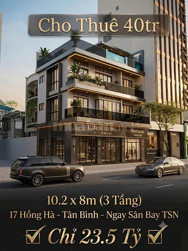 KHU VIP SÂN BAY!!! ⭐️Bán nhà góc 2 mặt tiền kinh doanh 17 Hồng Hà, P2,