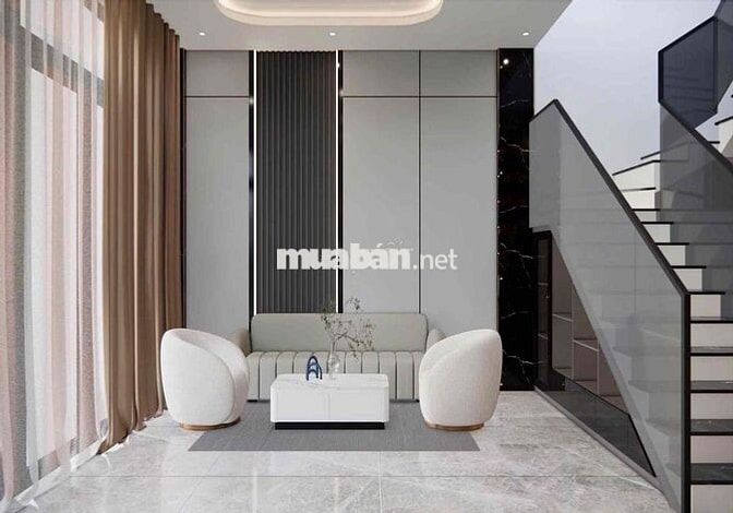 NHÀ ĐẸP 1 TRỆT 2 LẦU – GẦN NGUYỄN TRI PHƯƠNG, NỘI THẤT CAO CẤP