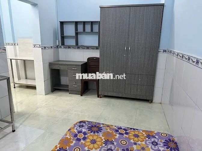 Phòng Bùi Đình Tuý, ngay trệt, full nội thất, gần chợ