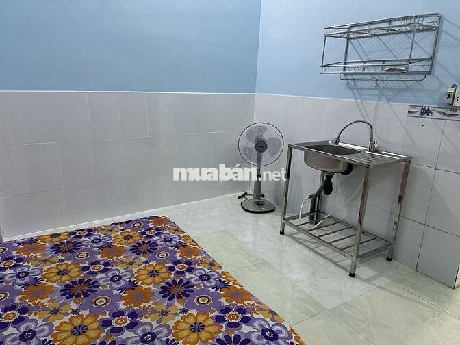 Phòng Bùi Đình Tuý, ngay trệt, full nội thất, gần chợ