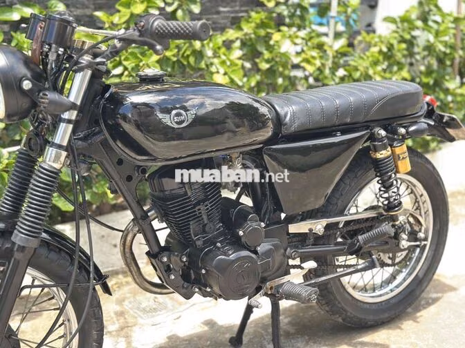 SYM Wolf 125 côn tay màu Đen
