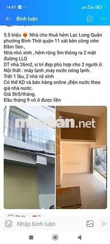 nhà đẹp 2 vk ở hẻm 5m 2 mặt hẻm wa re