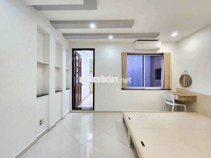 1PHÒNG NGỦ 1 PHÒNG KHÁCH RỘNG 55m2 FULL NỘI THẤT NGAY ĐẦM SEN Ở LIỀN