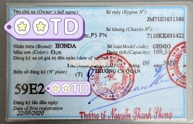 Honda Genio 2024 Đen 24500 km
