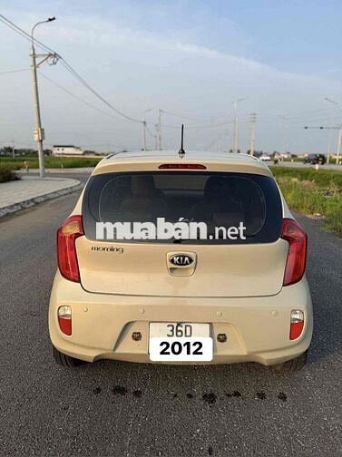 Kia Morning Van 2012 Số tự động màu Kem