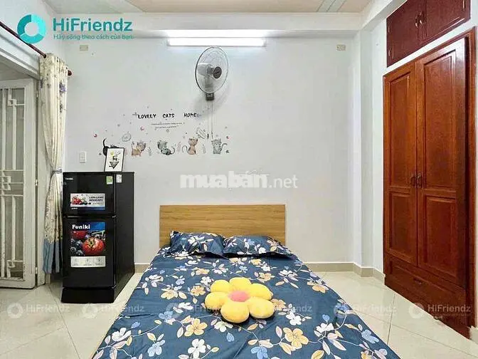 Cho Thuê Phòng Trọ Giá Rẻ có ban công đầy đủ nội thất gần ĐH Y Dược