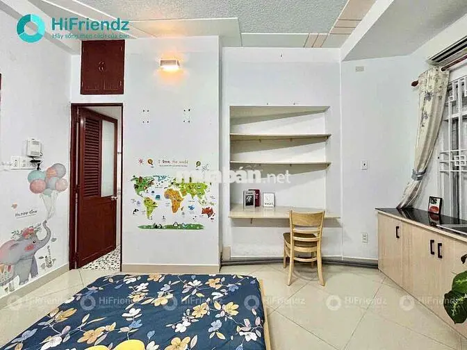 Cho Thuê Phòng Trọ Giá Rẻ có ban công đầy đủ nội thất gần ĐH Y Dược