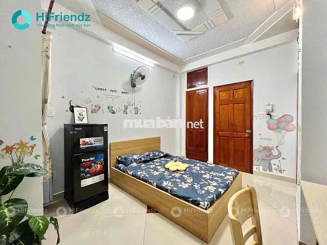 Cho Thuê Phòng Trọ Giá Rẻ có ban công đầy đủ nội thất gần ĐH Y Dược