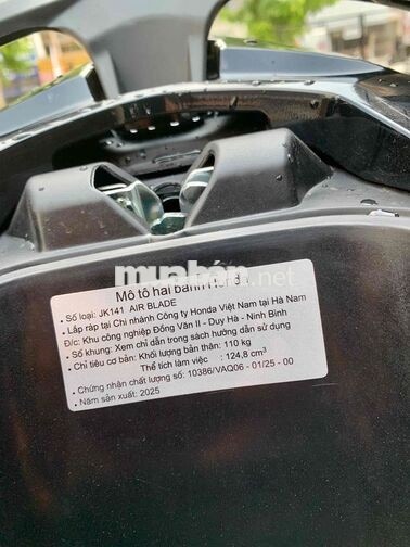 Honda Air Blade 125 Đặc Biệt 2025 – Odo 600km