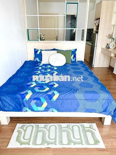 Chung Cư Cao Cấp Free Hết Chỉ Tính Điện Dạng 1PN Ban Công ,Máy Giặt