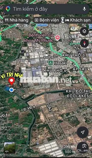 Nhà cấp 4 gần chợ mp1 dân cư đông , đường xe ô tô