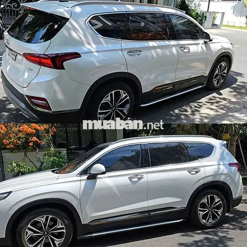 Hyundai Santa Fe 2021 Premium Xăng 47000 km Trắng
