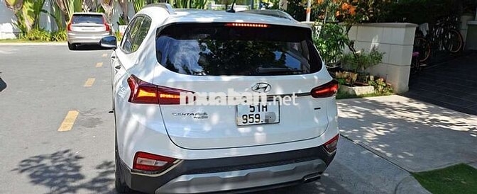 Hyundai Santa Fe 2021 Premium Xăng 47000 km Trắng