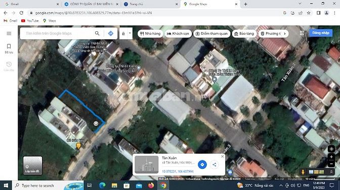 Bán 200m2 Đất thổ cư góc đường Tân Xuân 3, 03 Ấp Mới 1