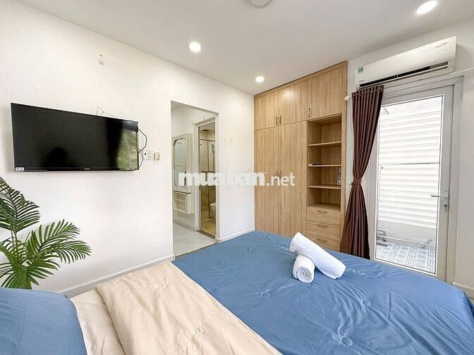 CĂN HỘ 1PN TÁCH BẾP BAN CÔNG VIEW BỜ KÈ THOÁNG MÁT