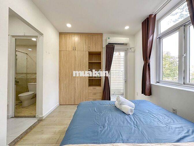 CĂN HỘ 1PN TÁCH BẾP BAN CÔNG VIEW BỜ KÈ THOÁNG MÁT