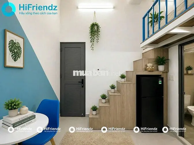 Căn gác full nội thất siêu đẹp
