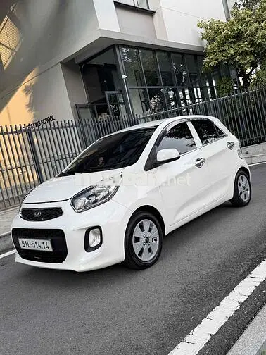 Kia Morning 2015 Trắng Ghế da