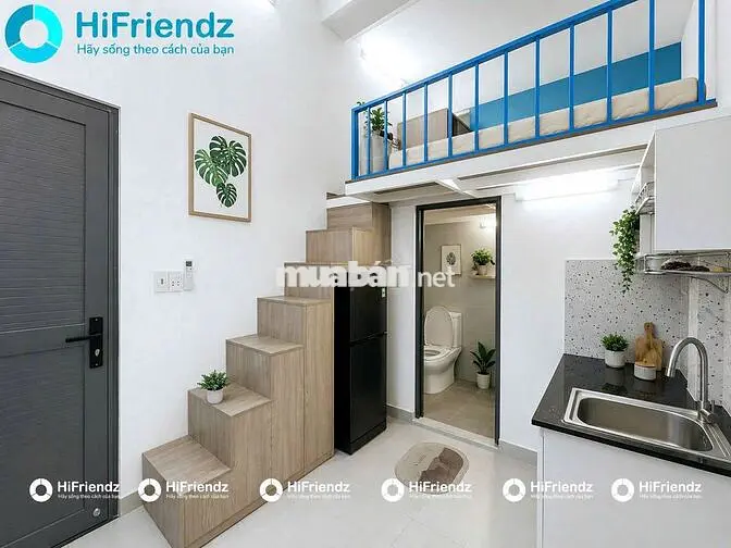 Căn gác full nội thất siêu đẹp