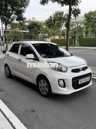 Kia Morning 2015 Trắng Ghế da