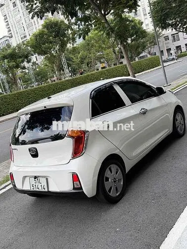 Kia Morning 2015 Trắng Ghế da