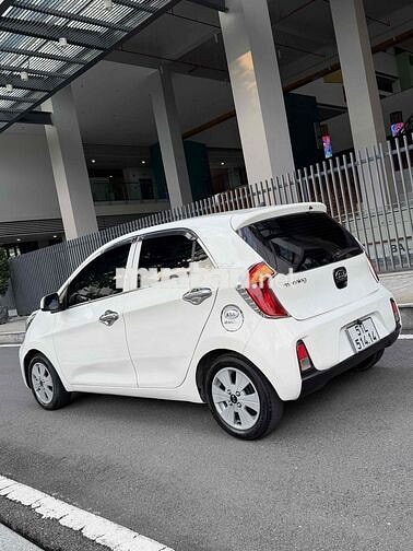 Kia Morning 2015 Trắng Ghế da