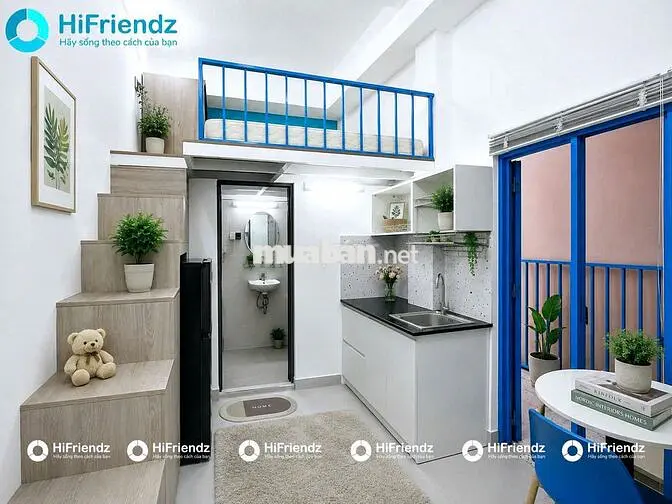 Căn gác full nội thất siêu đẹp