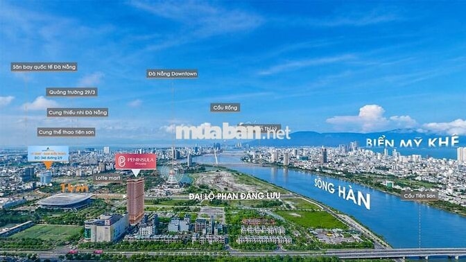 CHỈ 2,1 TỶ SỞ HỮU CĂN HỘ CAO CẤP 40 TẦNG Ở HẢI CHÂU - VIEW ĐN DOWNTOWN